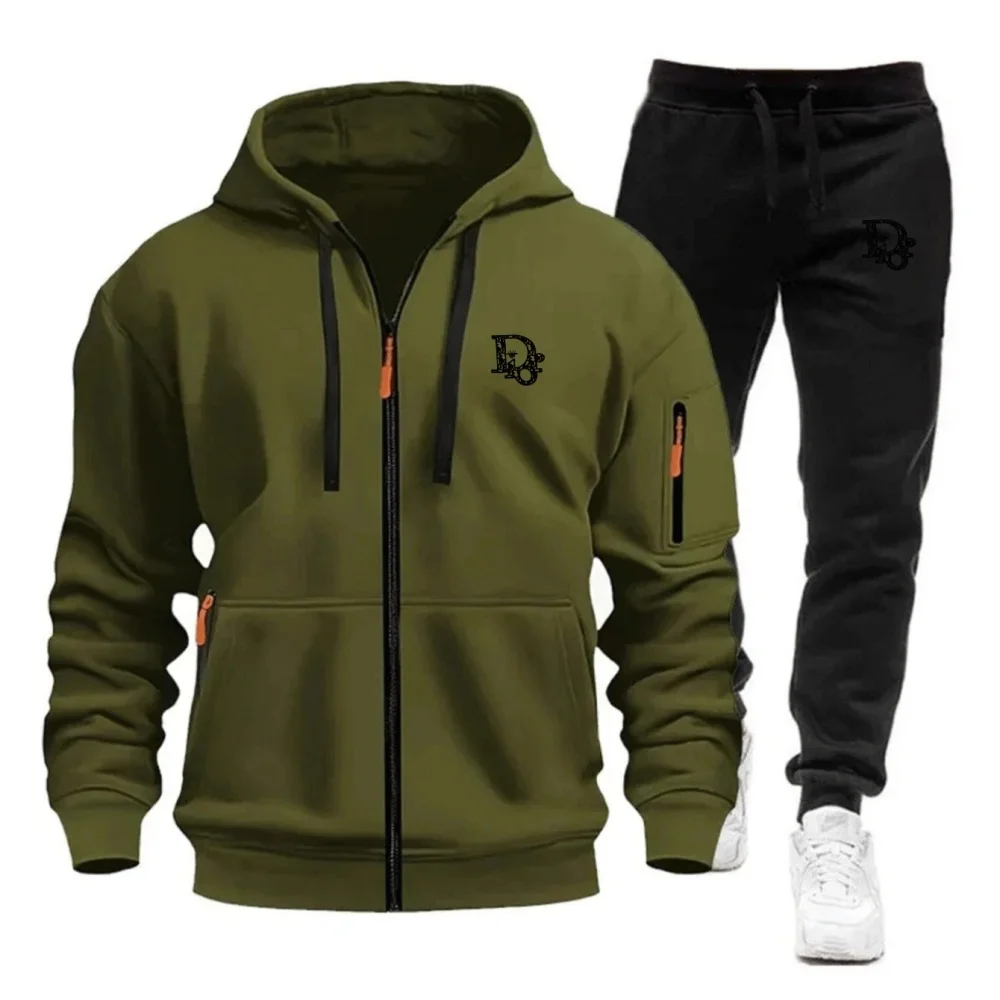 Winter Clothing Pk - 2026 Men's Tracksuit Hoodie Sweatpants Set