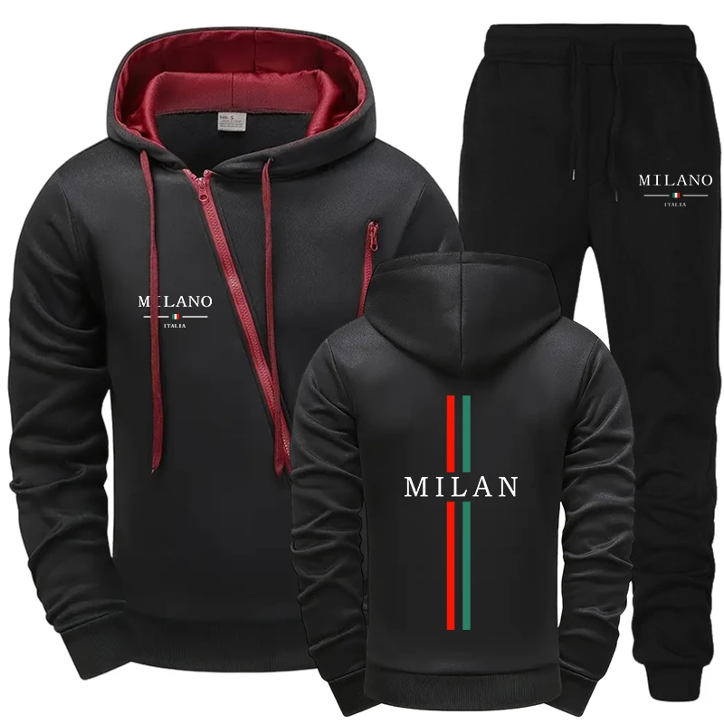 Men Tracksuit Sets Fashion Cas - Winter Clothing Pk recension och pris