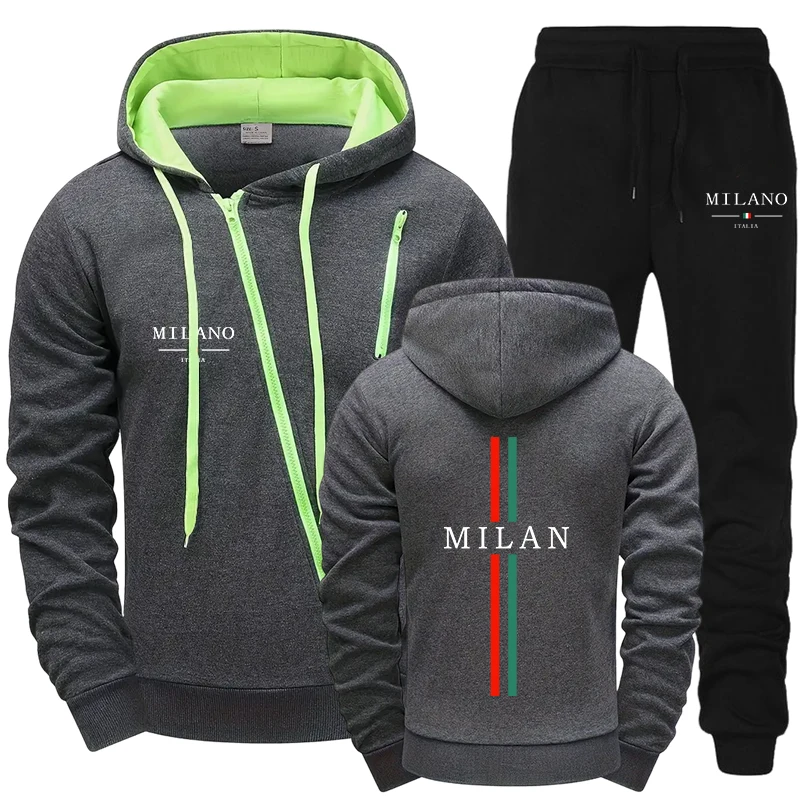 Men Tracksuit Sets Fashion Cas - Winter Clothing Pk recension och pris