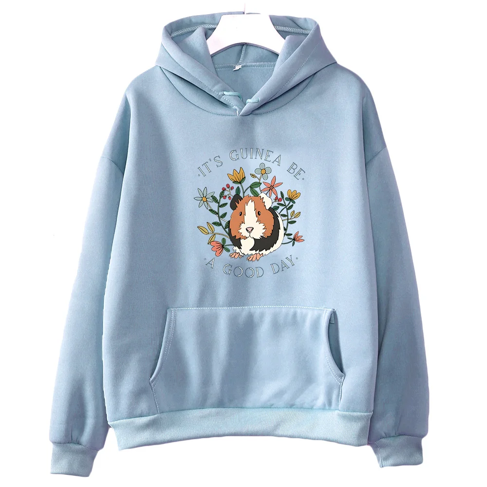 Cute Guinea Pig Graphic Hoodie - Winter Clothing Drawing recension och pris