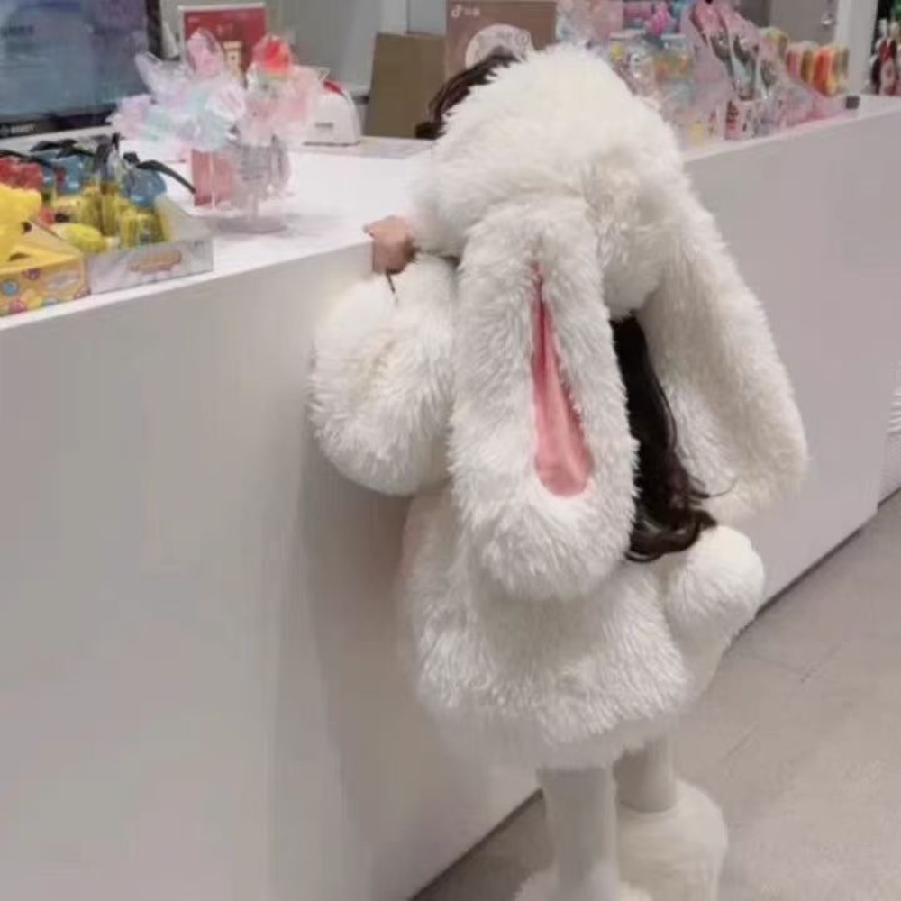 Winter Cartoon Girl Fluffy Swe - Winter Clothing Gift Ideas recension och pris