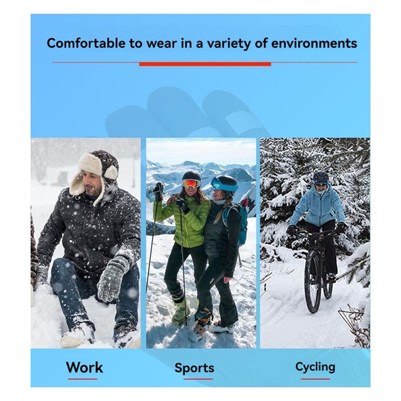X08A 1 Pair Thermal Gloves Win - Heated Gloves Electric recension och pris