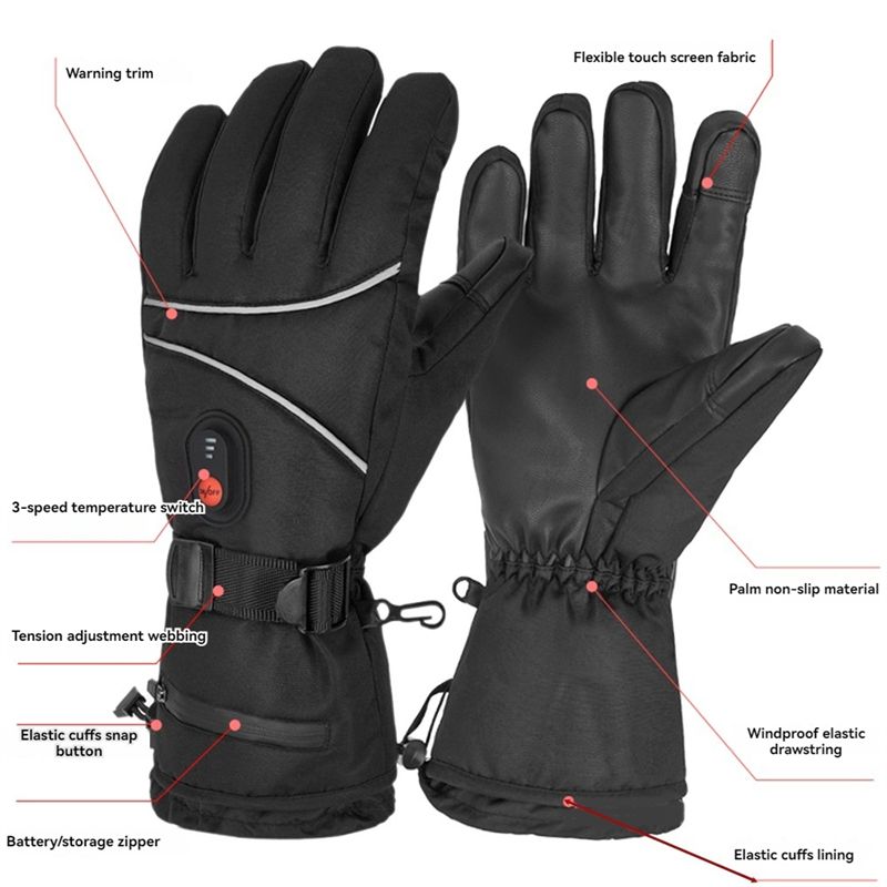 X08A 1 Pair Thermal Gloves Win - Heated Gloves Electric recension och pris