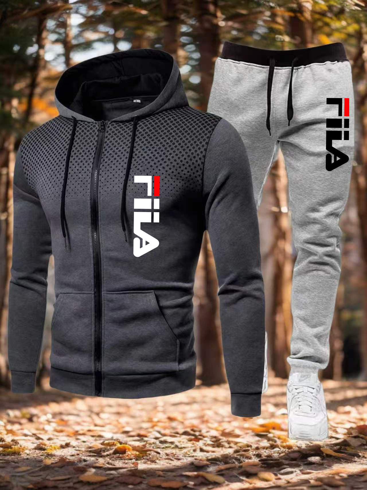 Men Zipper Casual Jacket Two P - Winter Clothing Pk recension och pris
