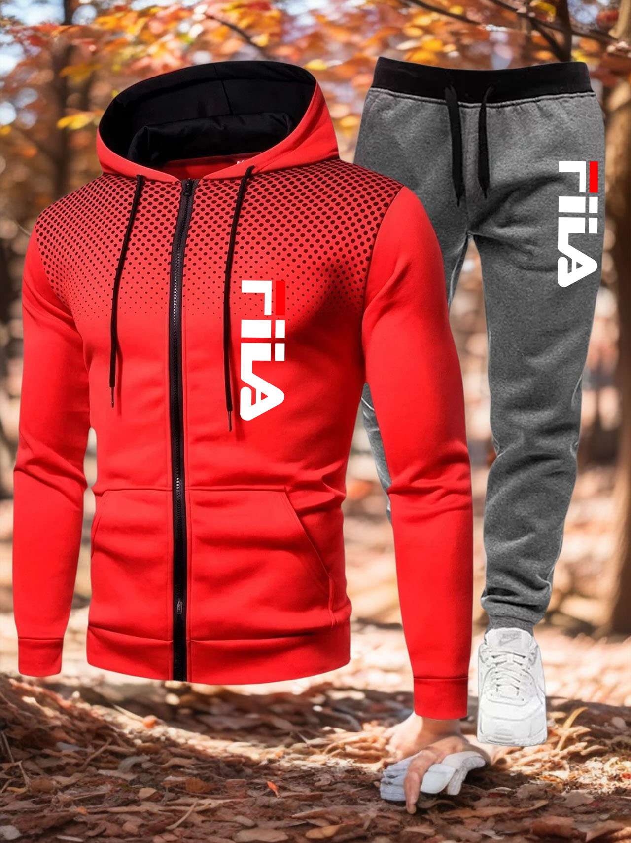 Men Zipper Casual Jacket Two P - Winter Clothing Pk recension och pris