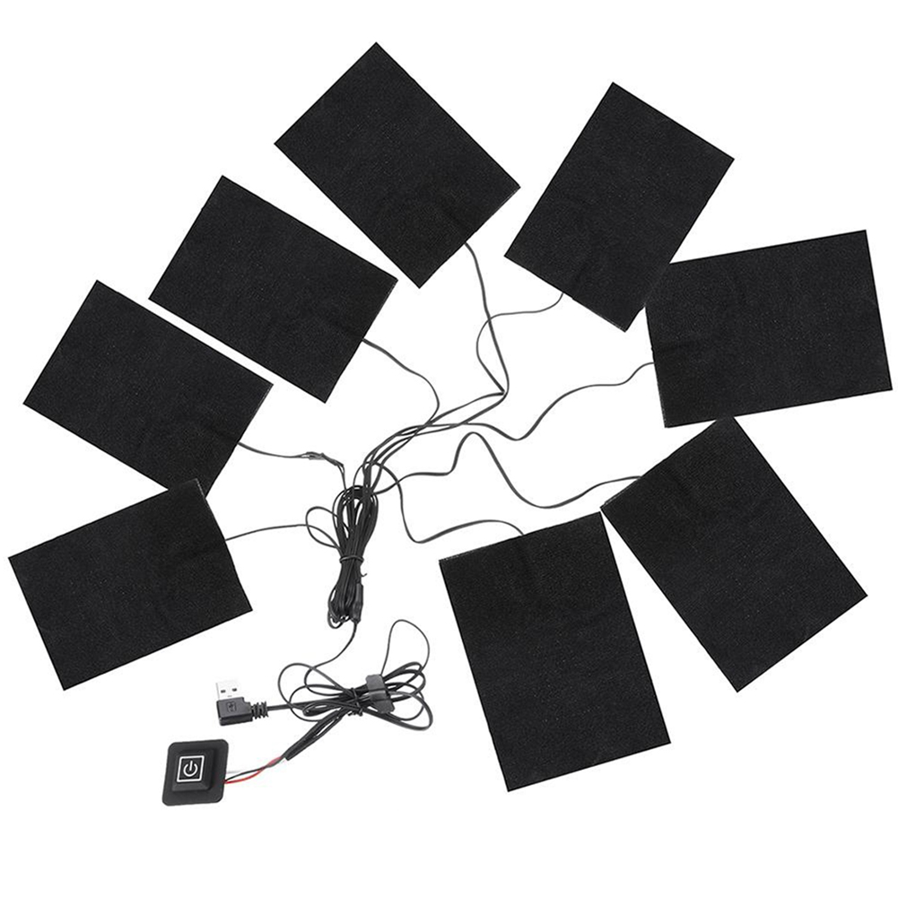 3 Levels Jacket Heater Pads US - Winter Clothing Hiking recension och pris