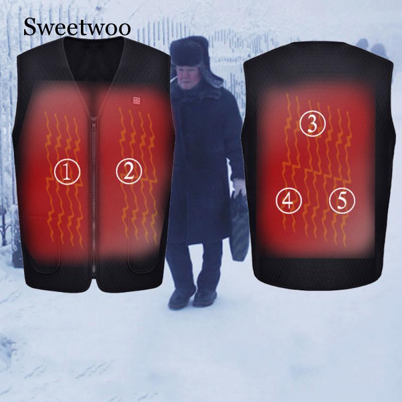 Men Women Outdoor USB Infrared - Winter Clothing Hiking recension och pris