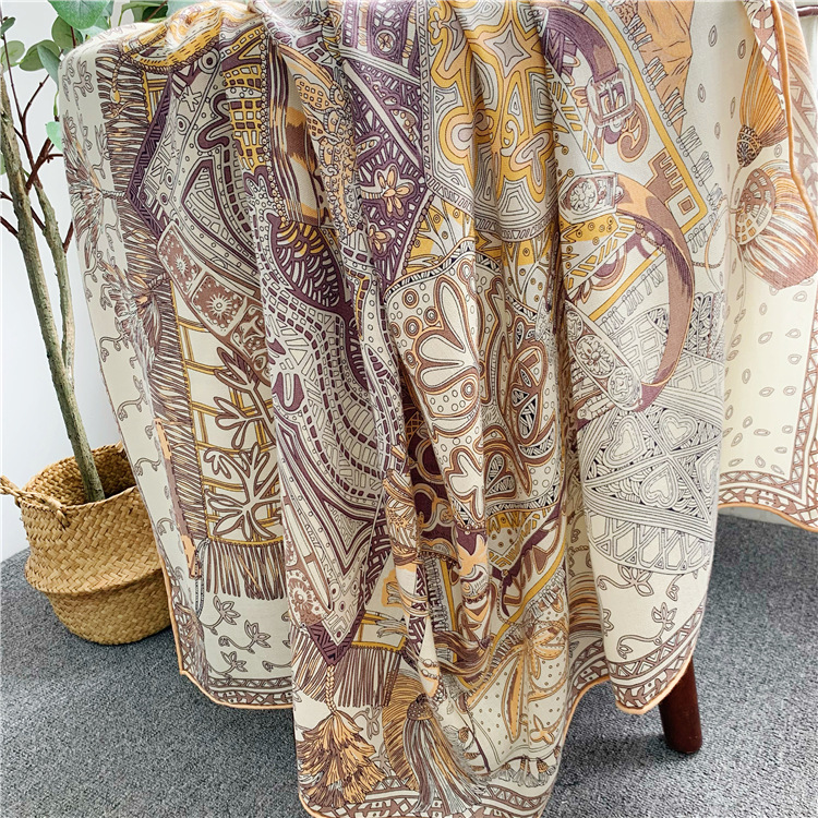 Silk Wool Scarf 135CM Luxury D - Winter Clothing Hong Kong recension och pris